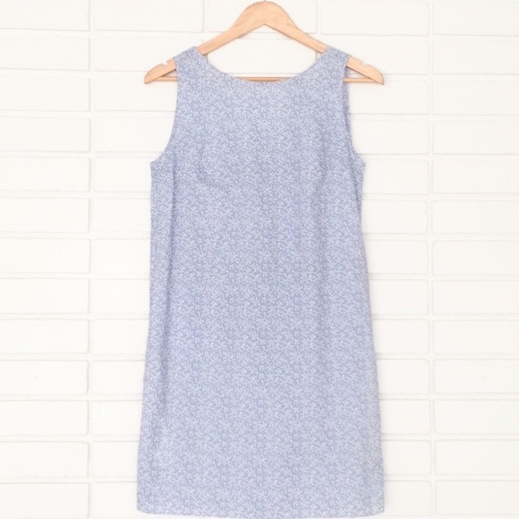 GAP Dresses & Skirts - GAP Blue & White Speckled Sleeveless Shift Dress